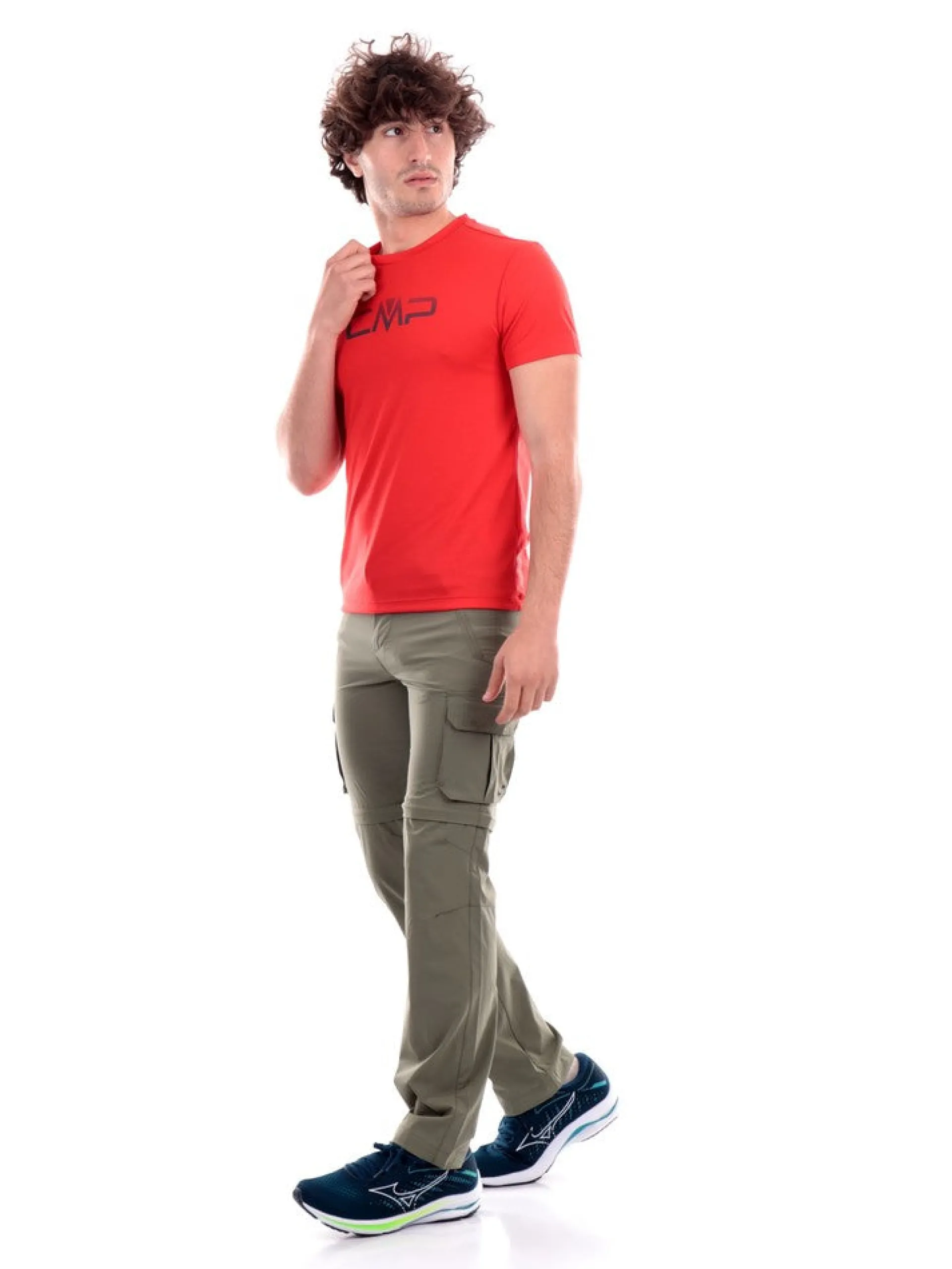 CMP T-Shirt*T-shirt trekking rossa da uomo 39T7117P