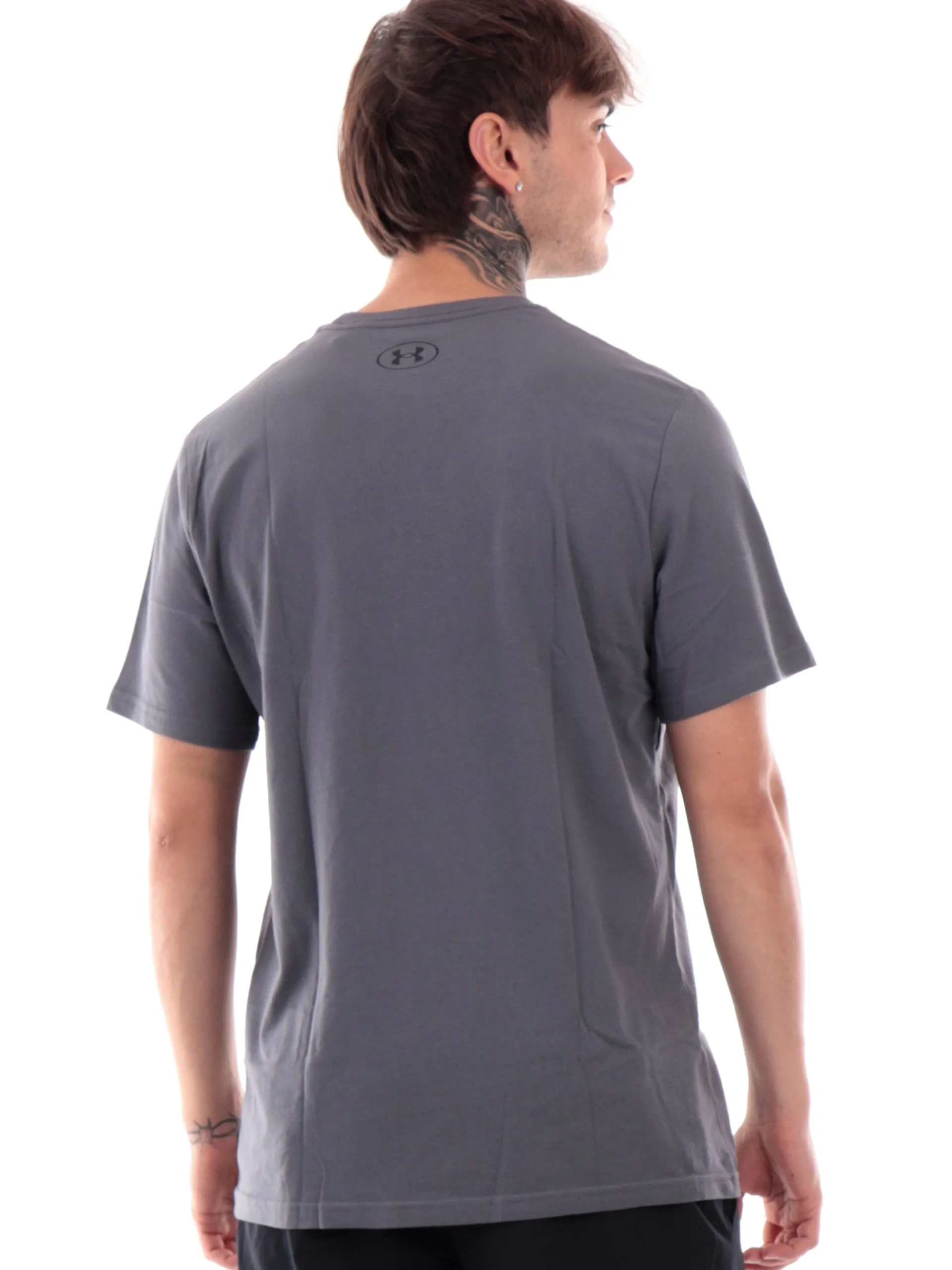 UNDER ARMOUR T-Shirt*T-Shirt GL Foundation grigia da uomo logo grande 13829150