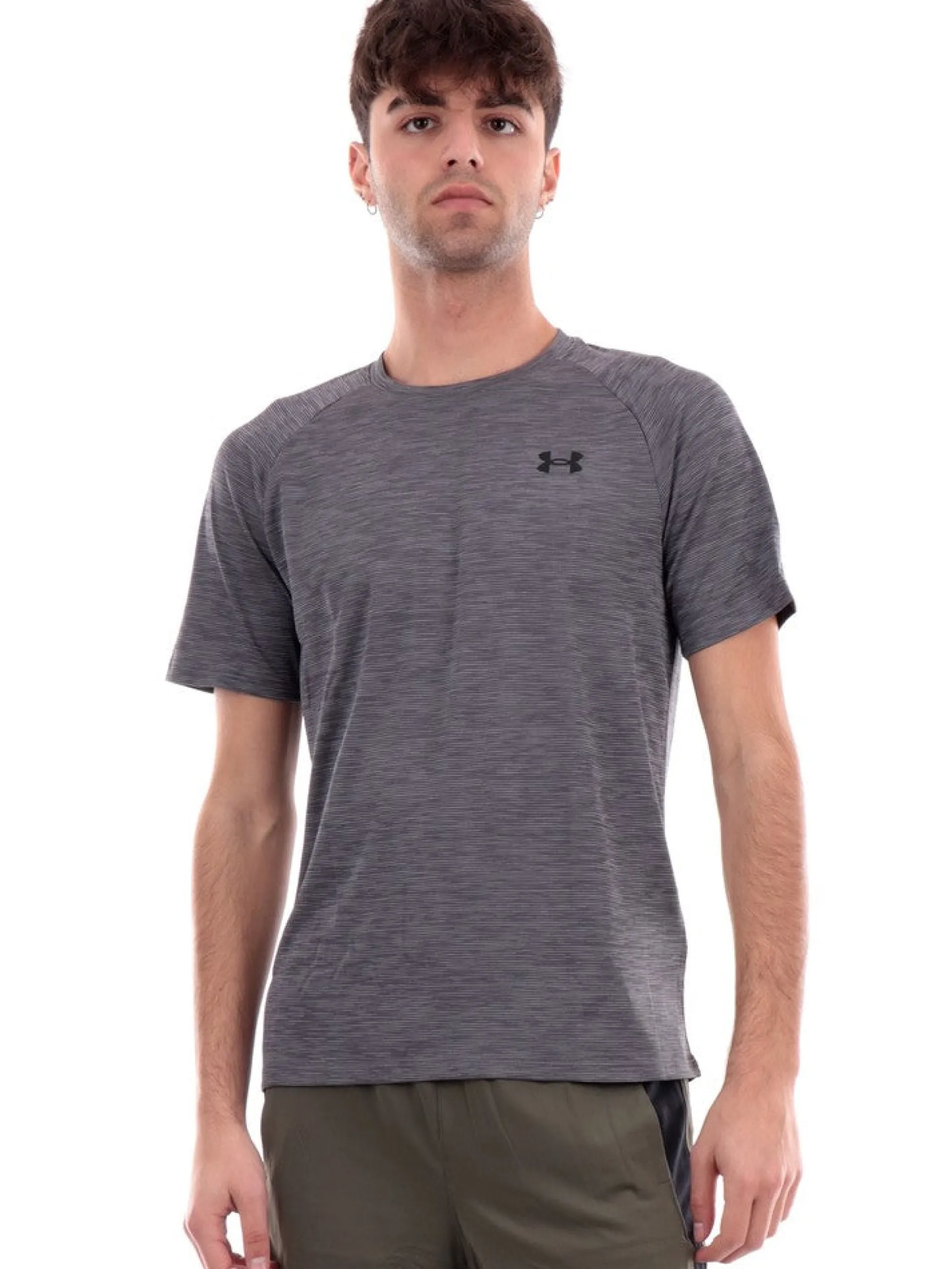 UNDER ARMOUR T-Shirt*T-shirt grigia da uomo Tech Textured 13827960