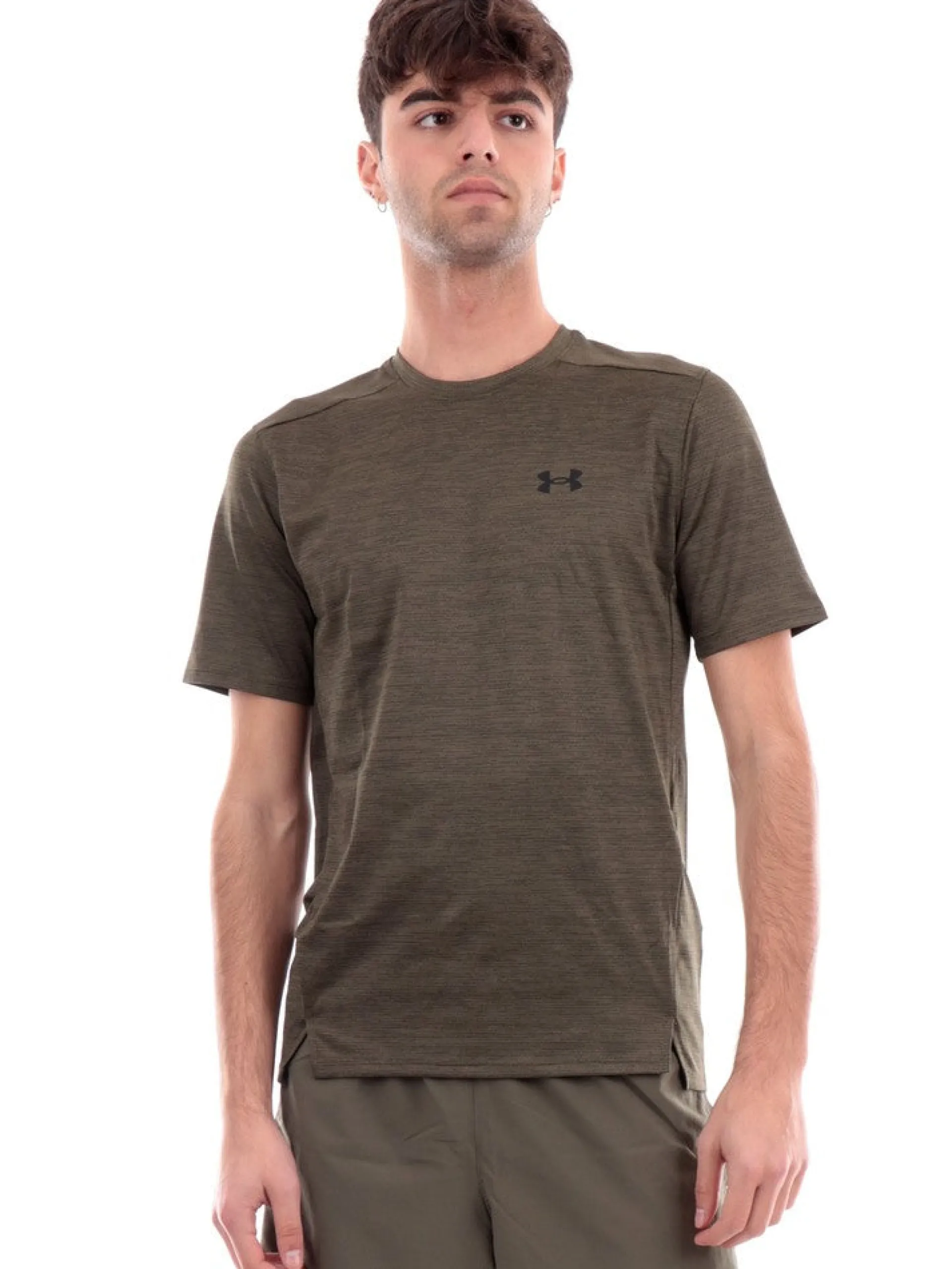 UNDER ARMOUR T-Shirt*T-Shirt verde da uomo Tech Vent 13767910