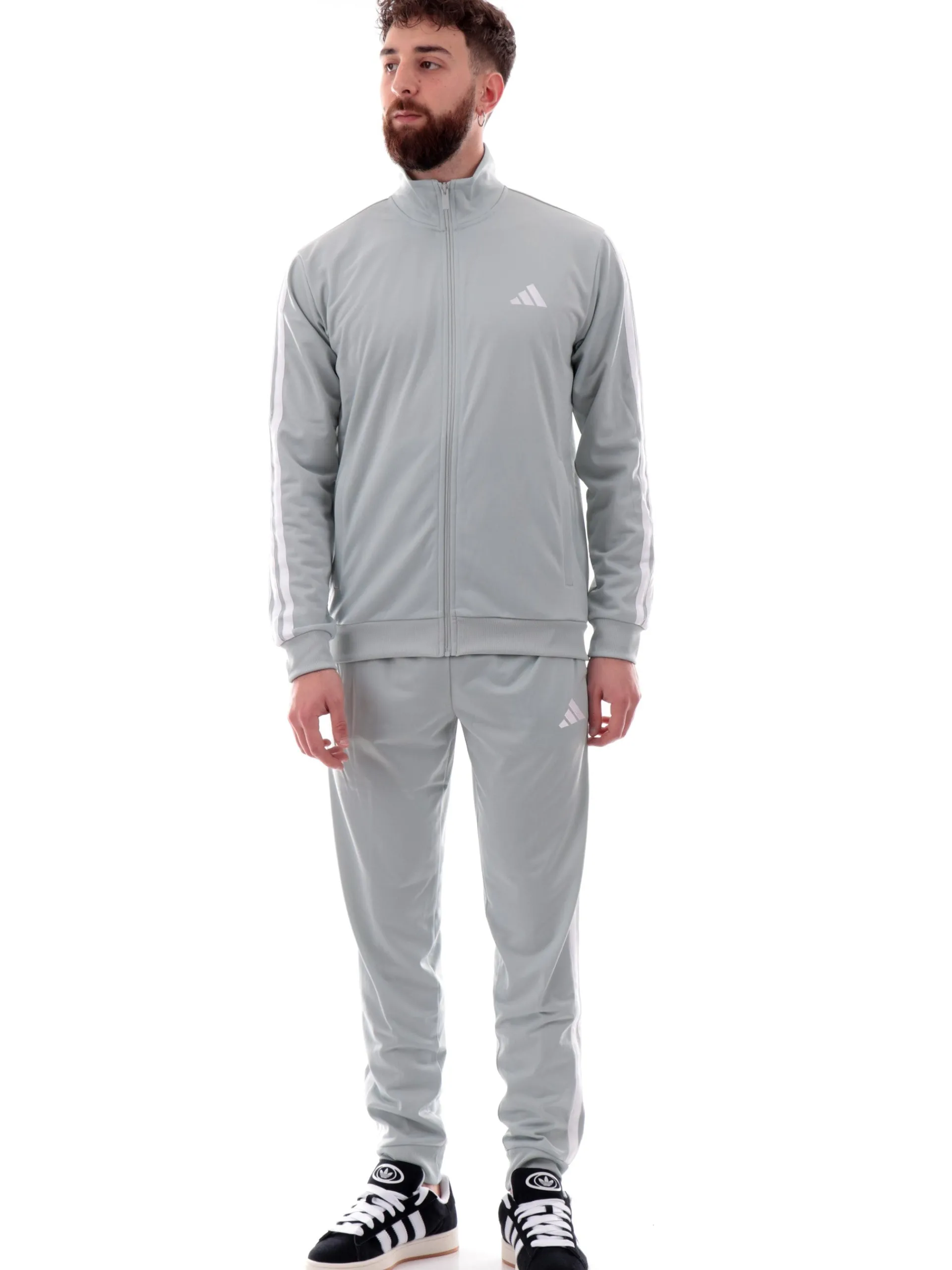 ADIDAS EQUIPMENT Tute*Tuta completa Adidas verde acqua 3Stripes da uomo con logo ricamato JC9208