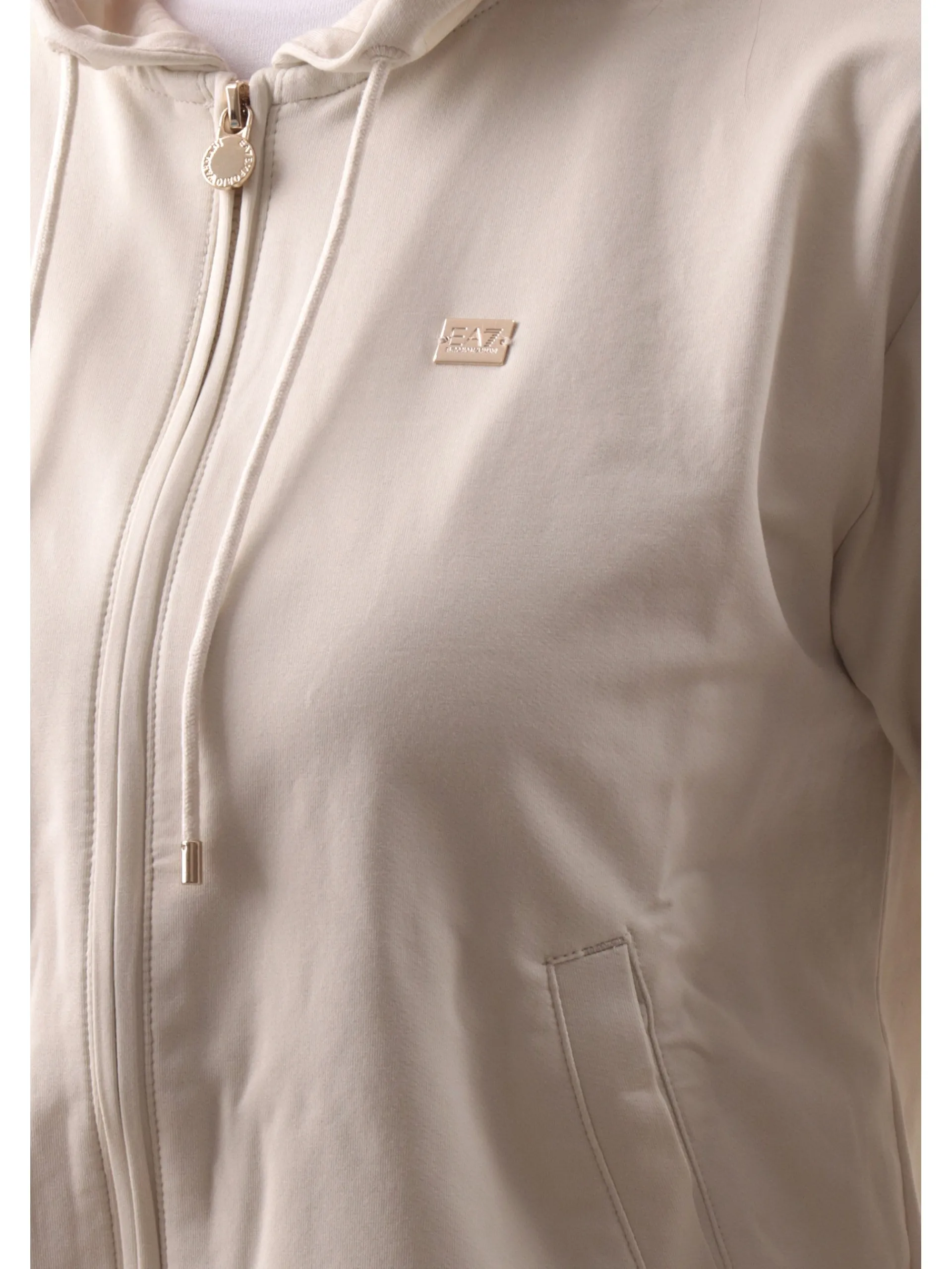 EMPORIO ARMANI 7 Tute*Tuta completa Emporio Armani EA7 beige da donna logo oro Gym 7W000086AF13135 U1112