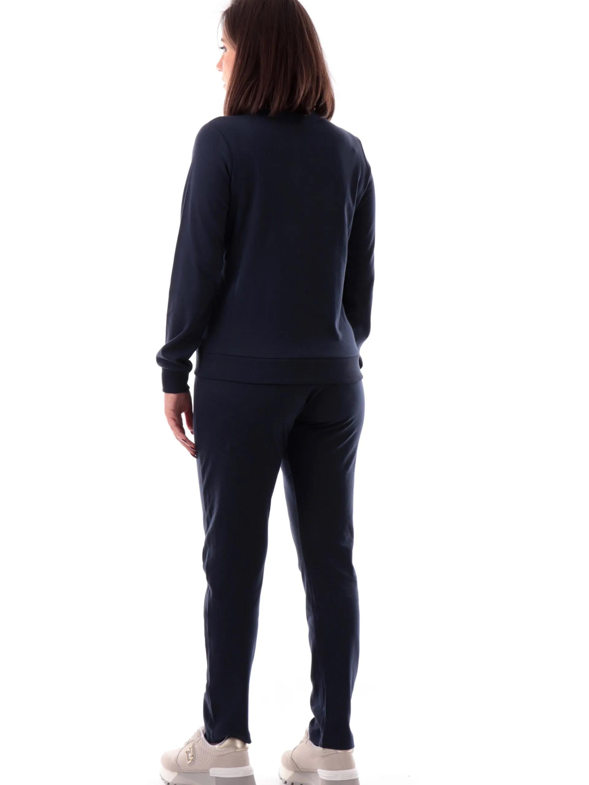 FREDDY Tute*Tuta blu da donna full zip logo con glitter S25WTRK2