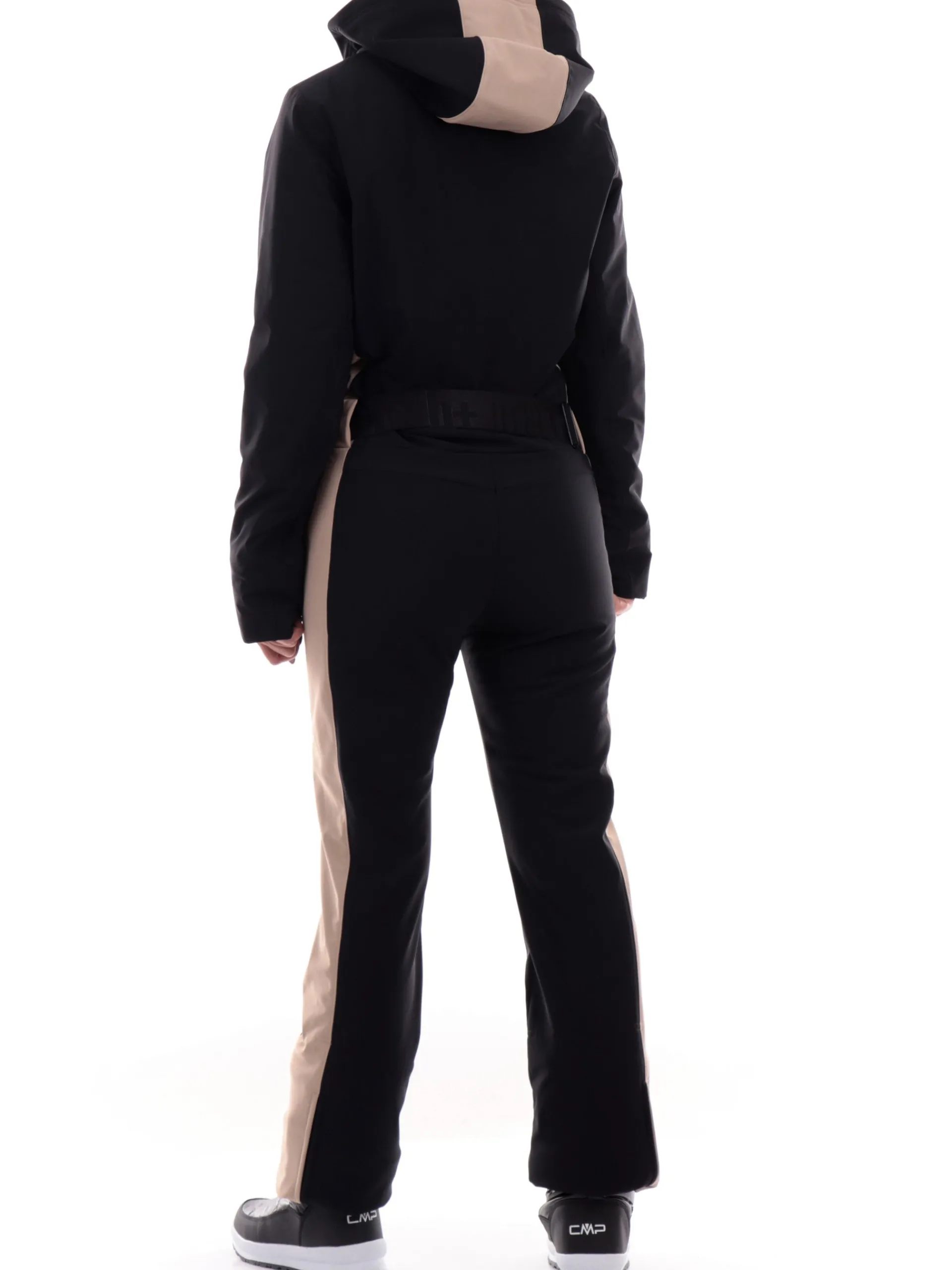 ZERORH+ Abbigliamento|Tute*Tuta intera Zero RH nera da sci con cintura da donna