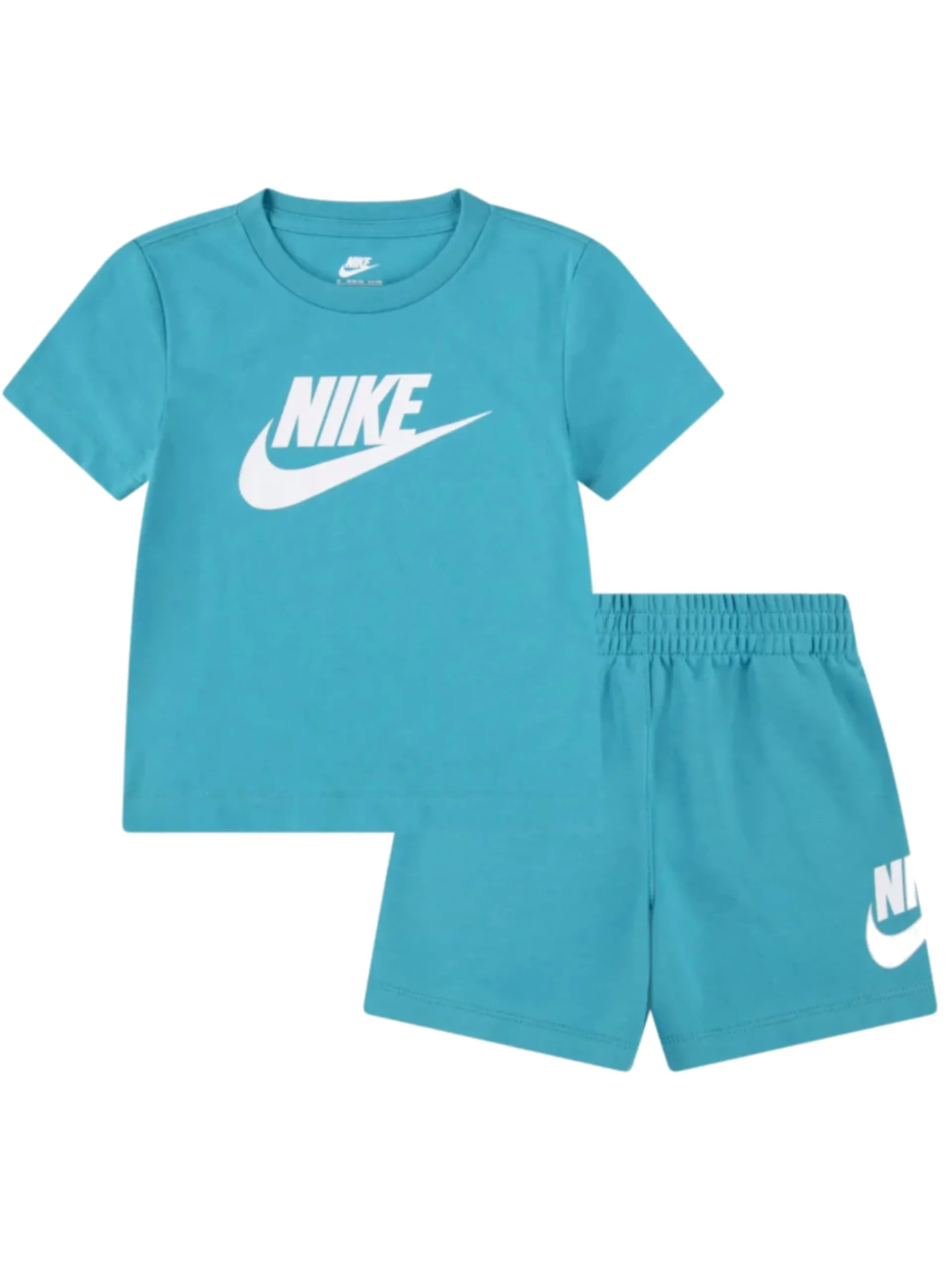 NIKE Completi*Tuta celeste da bambino con bermuda 86L596