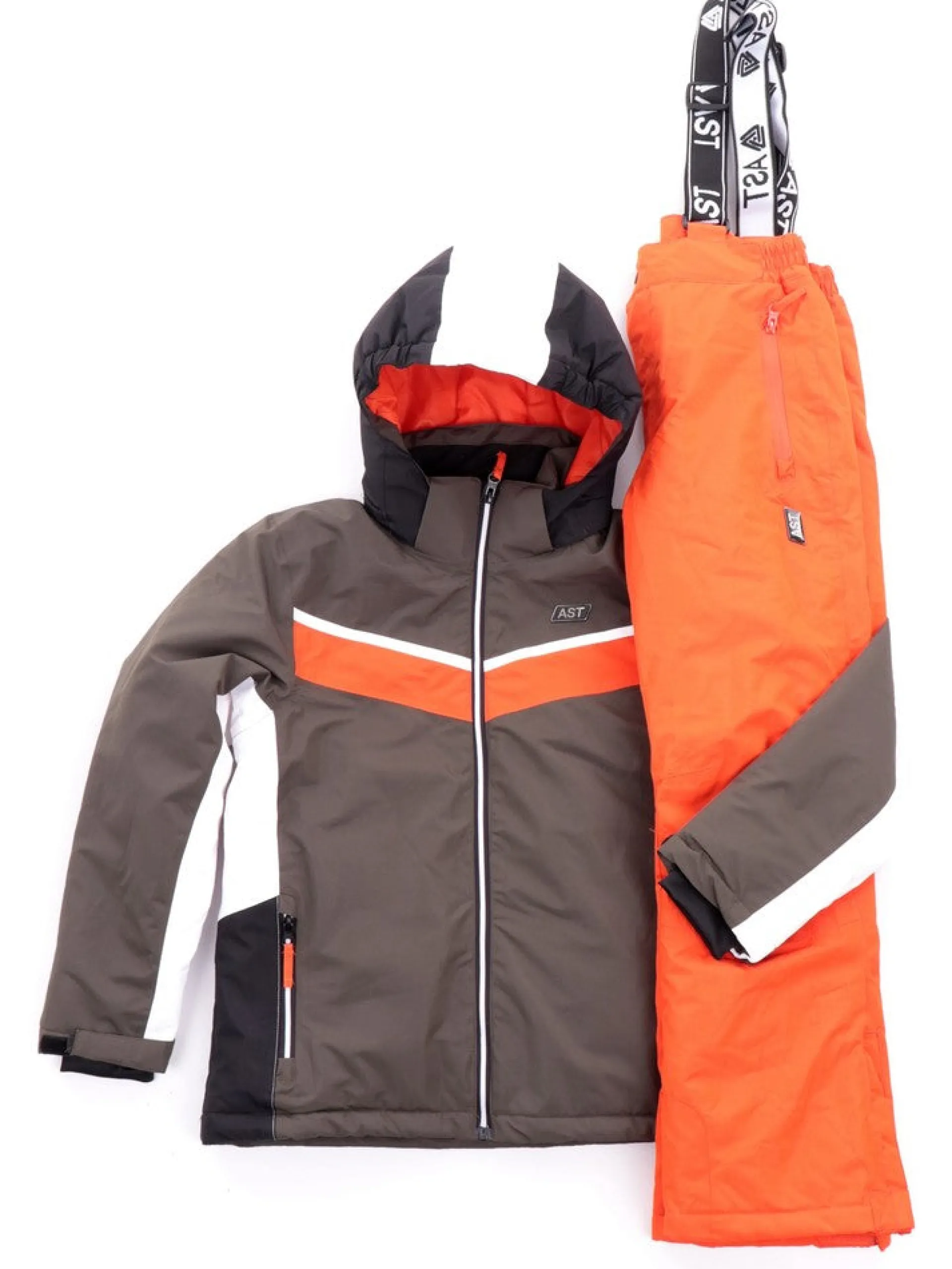 ASTROLABIO Abbigliamento*Tuta sci AST verde e arancione da bambino JU7UT26K1
