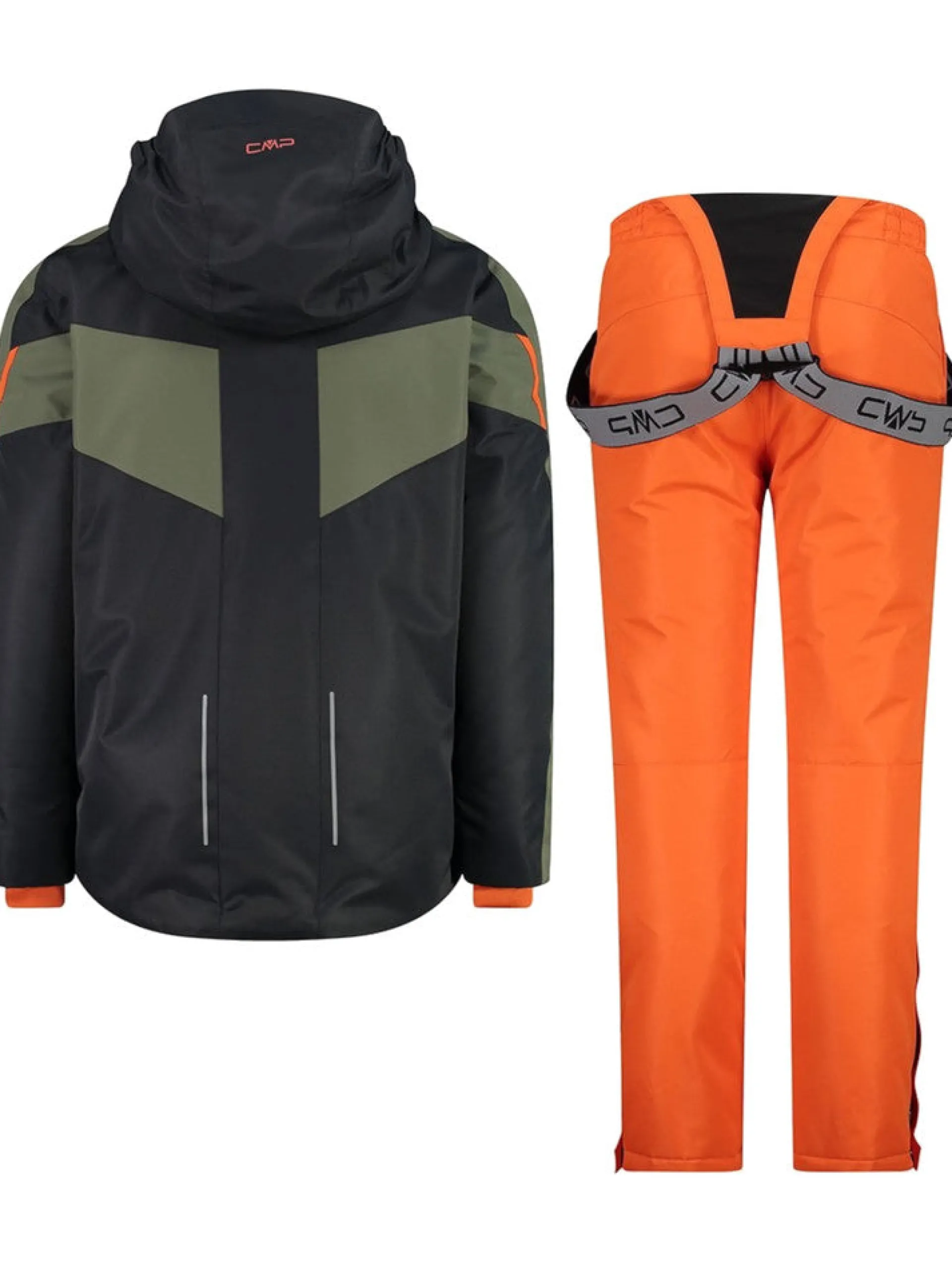 CMP Abbigliamento*Tuta sci verde e arancione da bambino 33W0024