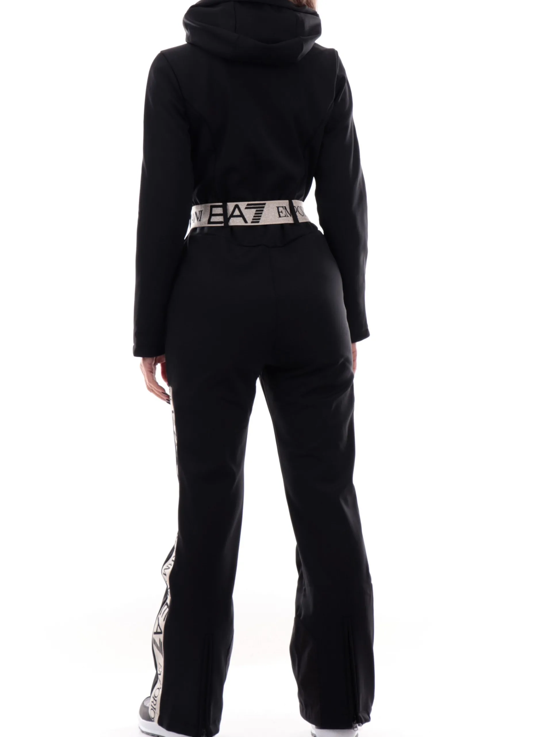 EMPORIO ARMANI 7 Abbigliamento|Tute*Tuta Sci Intera EA7 Emporio Armani Nera da Donna 6DTD02TN8HZ