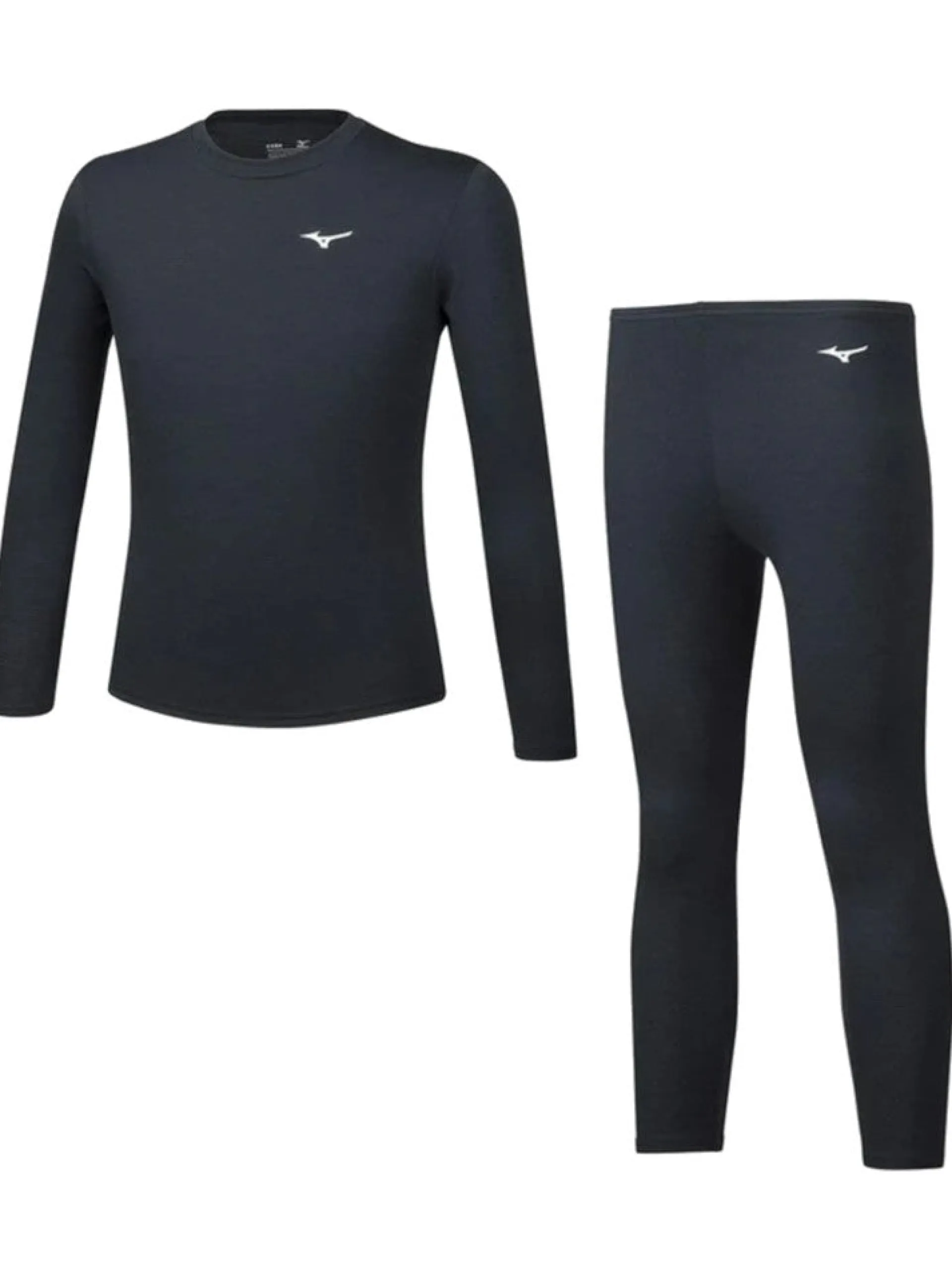 MIZUNO Abbigliamento*Tuta termica nera da bambino A2GGA40