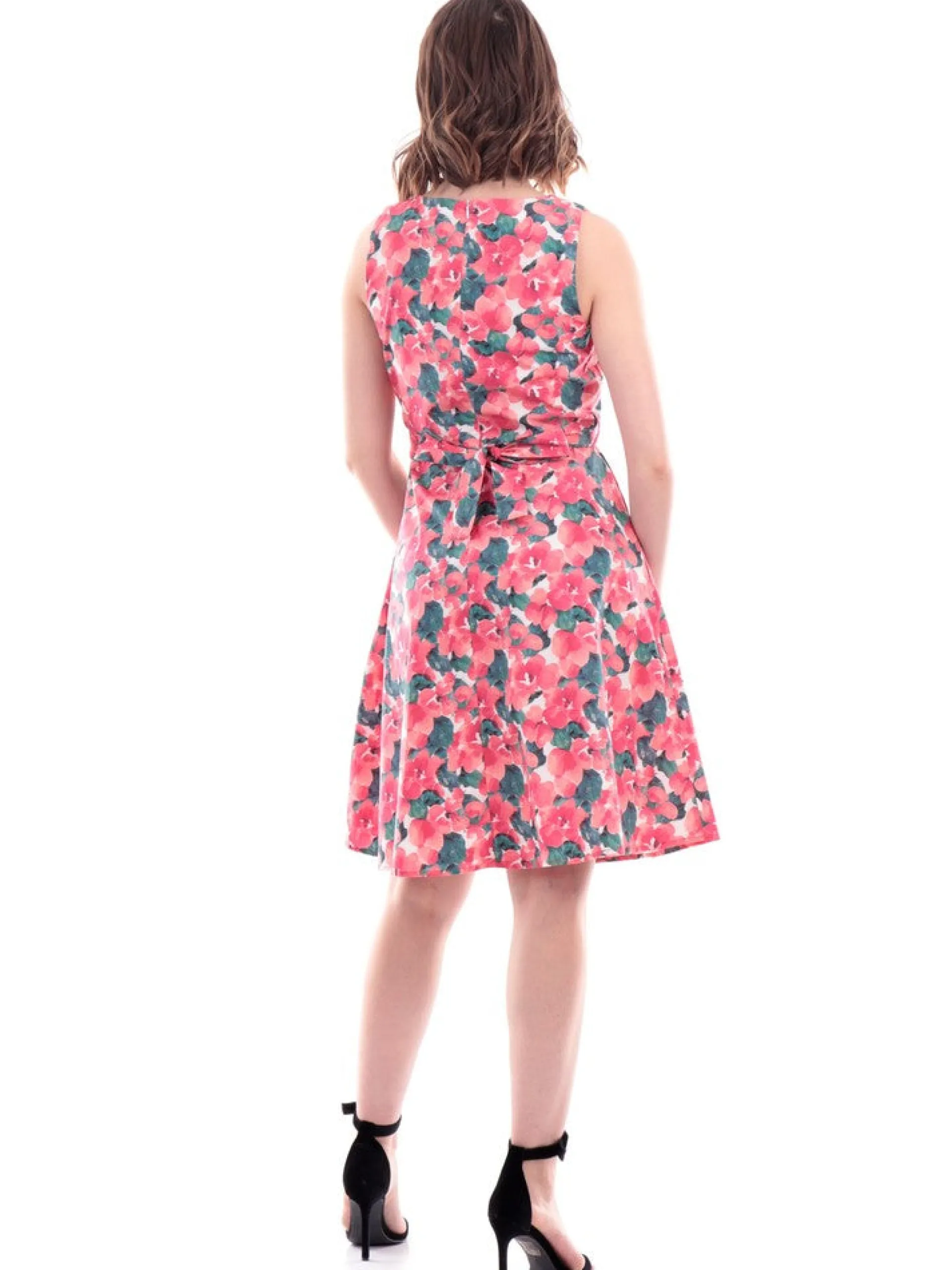 ANIS Vestiti*Vestito a fantasia con fiori rosa da donna 2231187