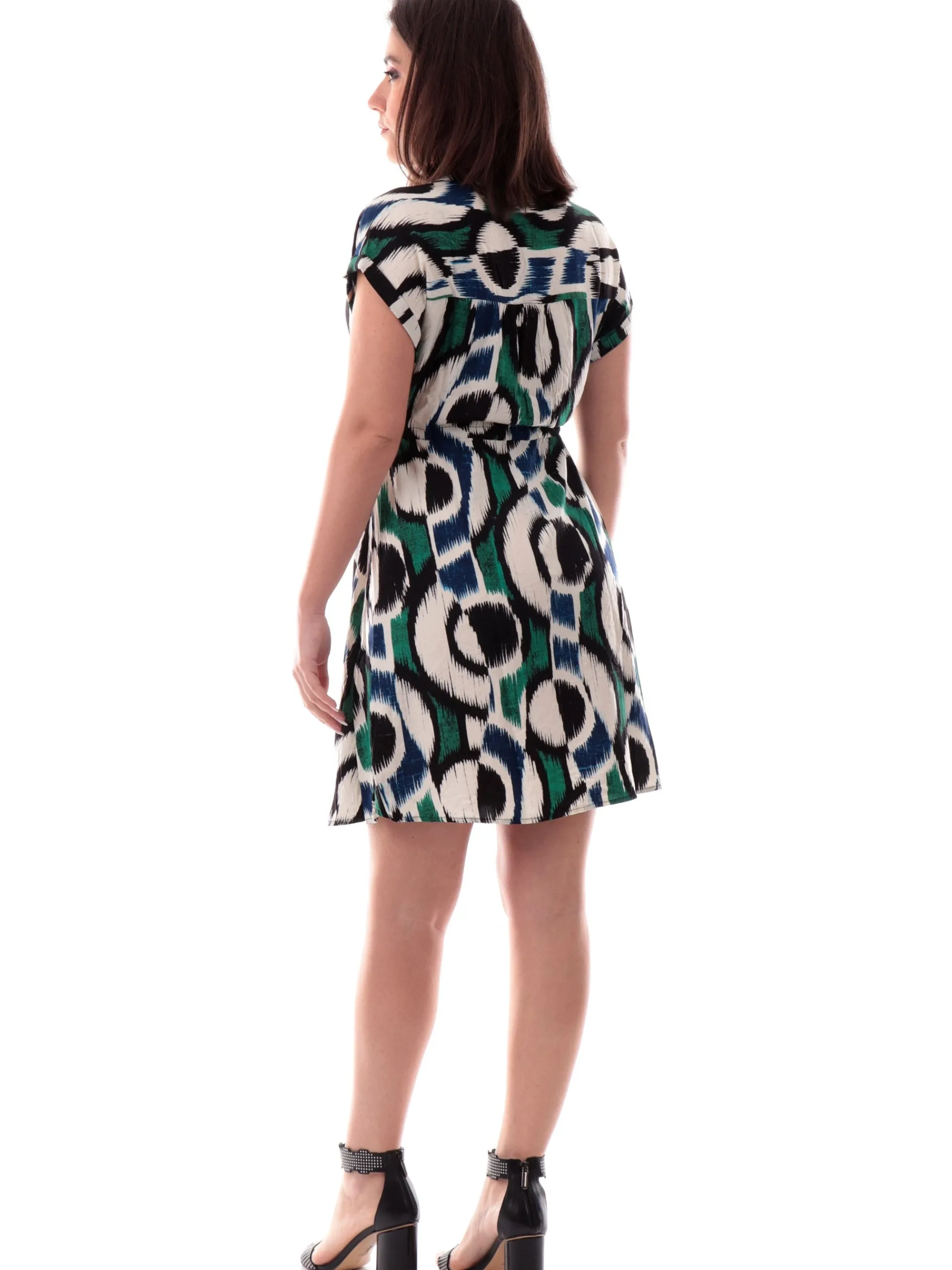 MOLLYBRACKEN Vestiti*Vestito fantasia foulard Molly Bracken multicolor da donna vestibilità morbida N290DP