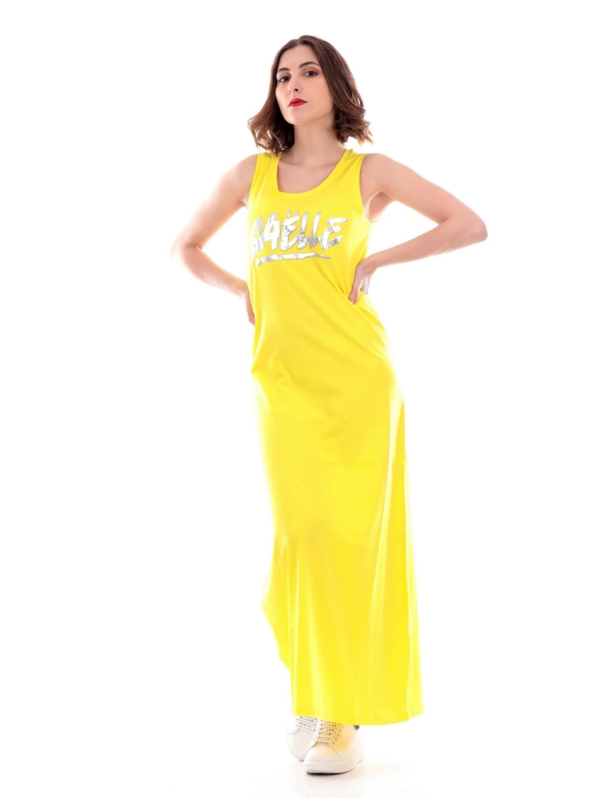 GAELLE Vestiti*Vestito giallo da donna GBD11049SA