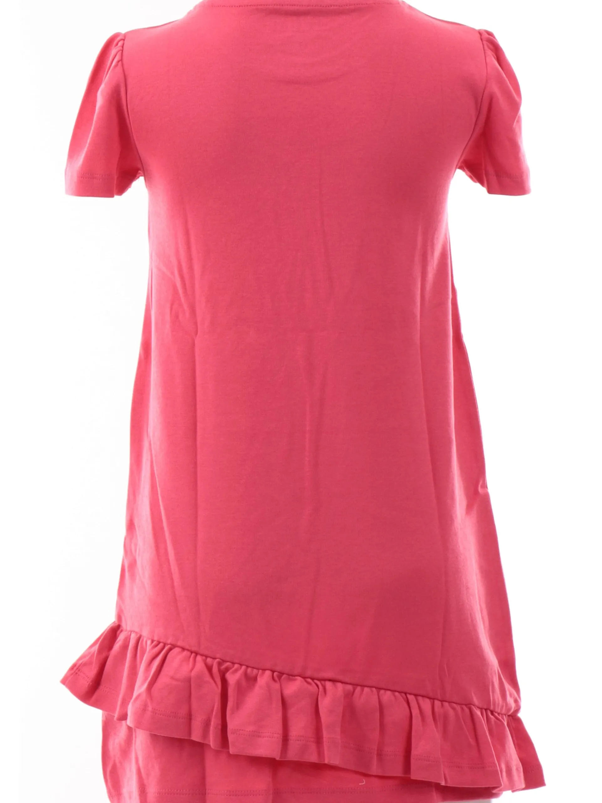 GUESS Vestiti*Vestito fucsia da bambina con balze K5RK04KA6W4