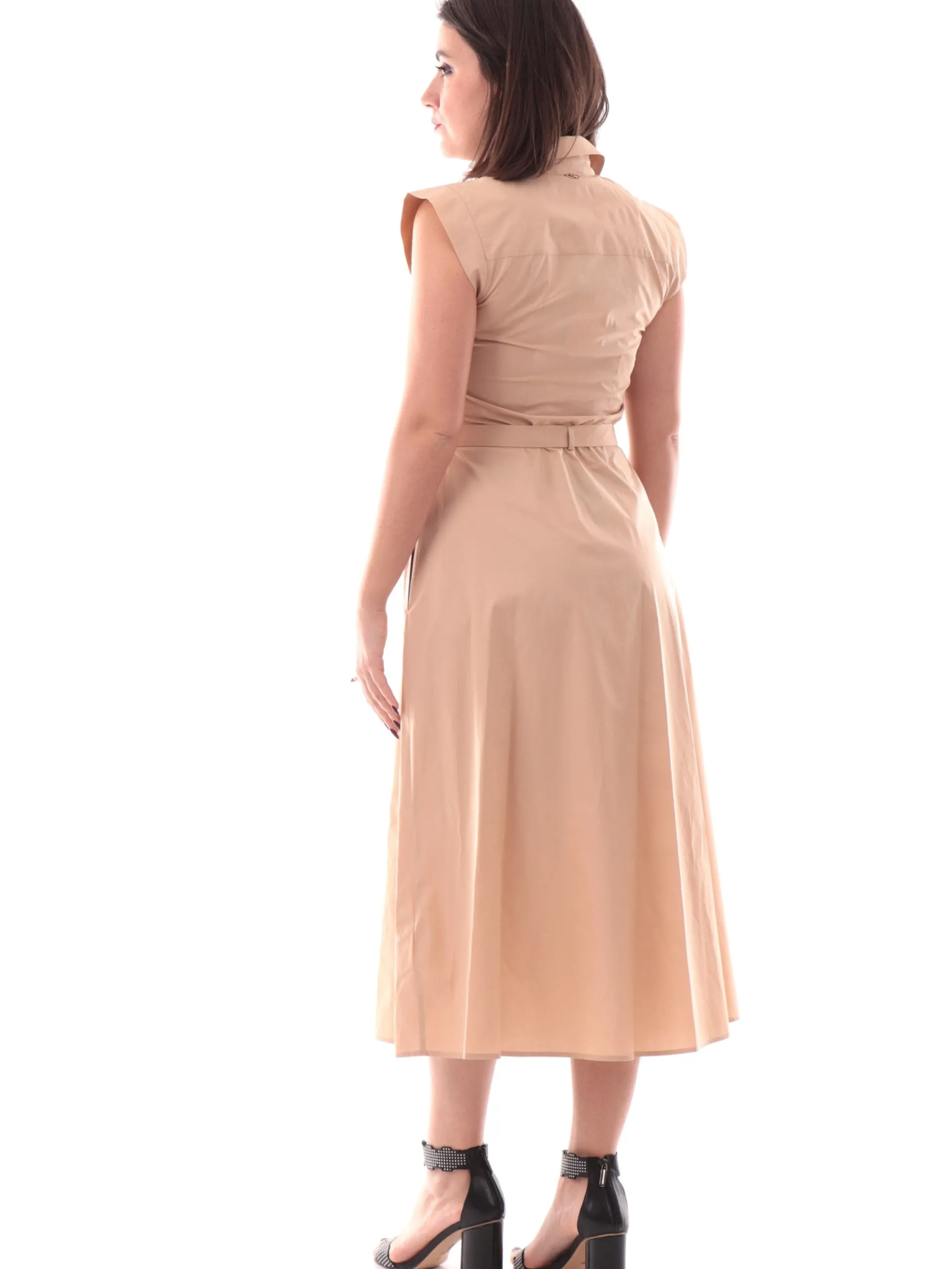 LIU JO MILANO Vestiti*Vestito Liu Jo beige da donna a camicia chemisier WA5357T4853 6092