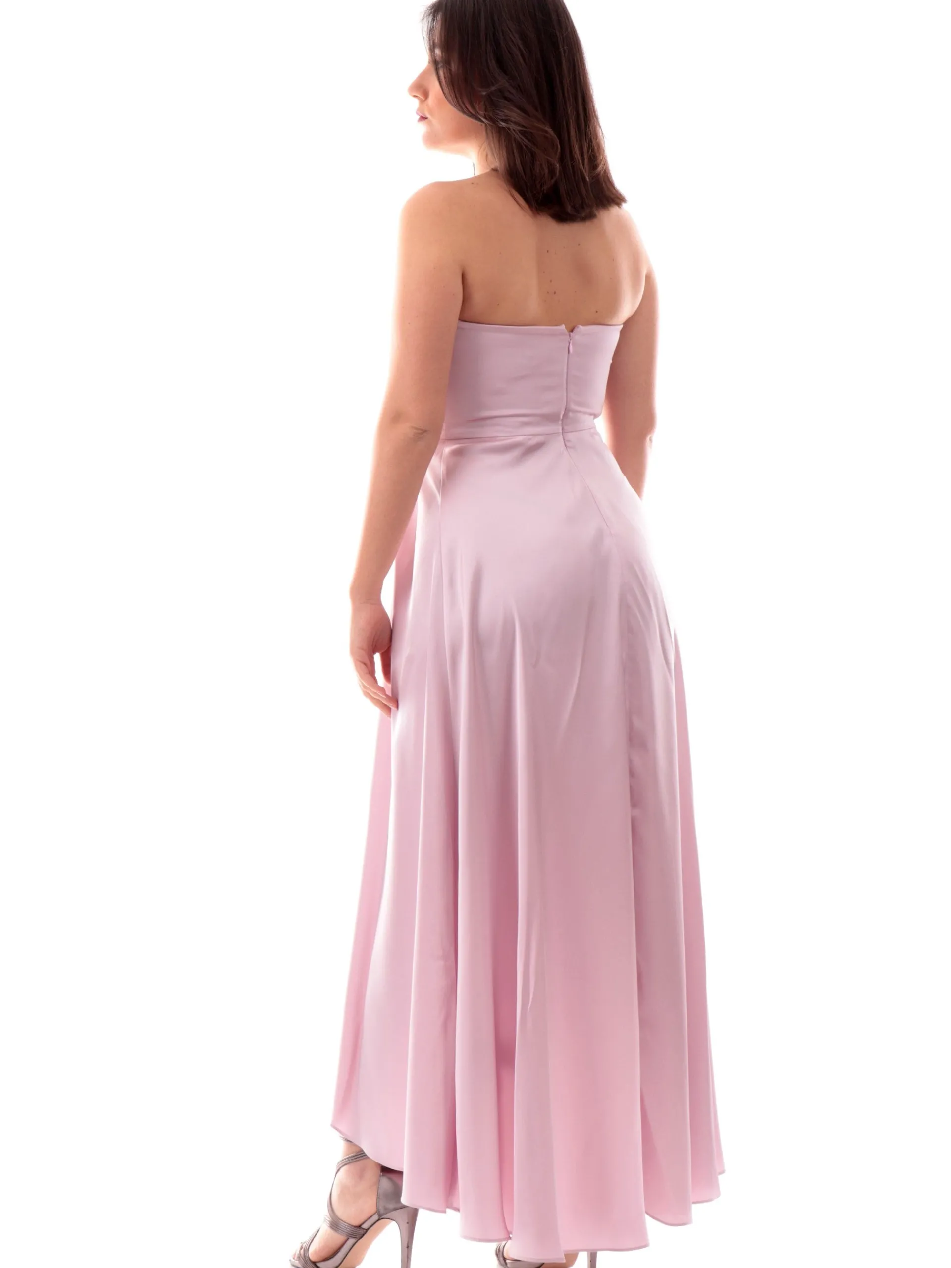 EMME MARELLA Vestiti*Vestito Lungo rosa da donna Jackie in raso