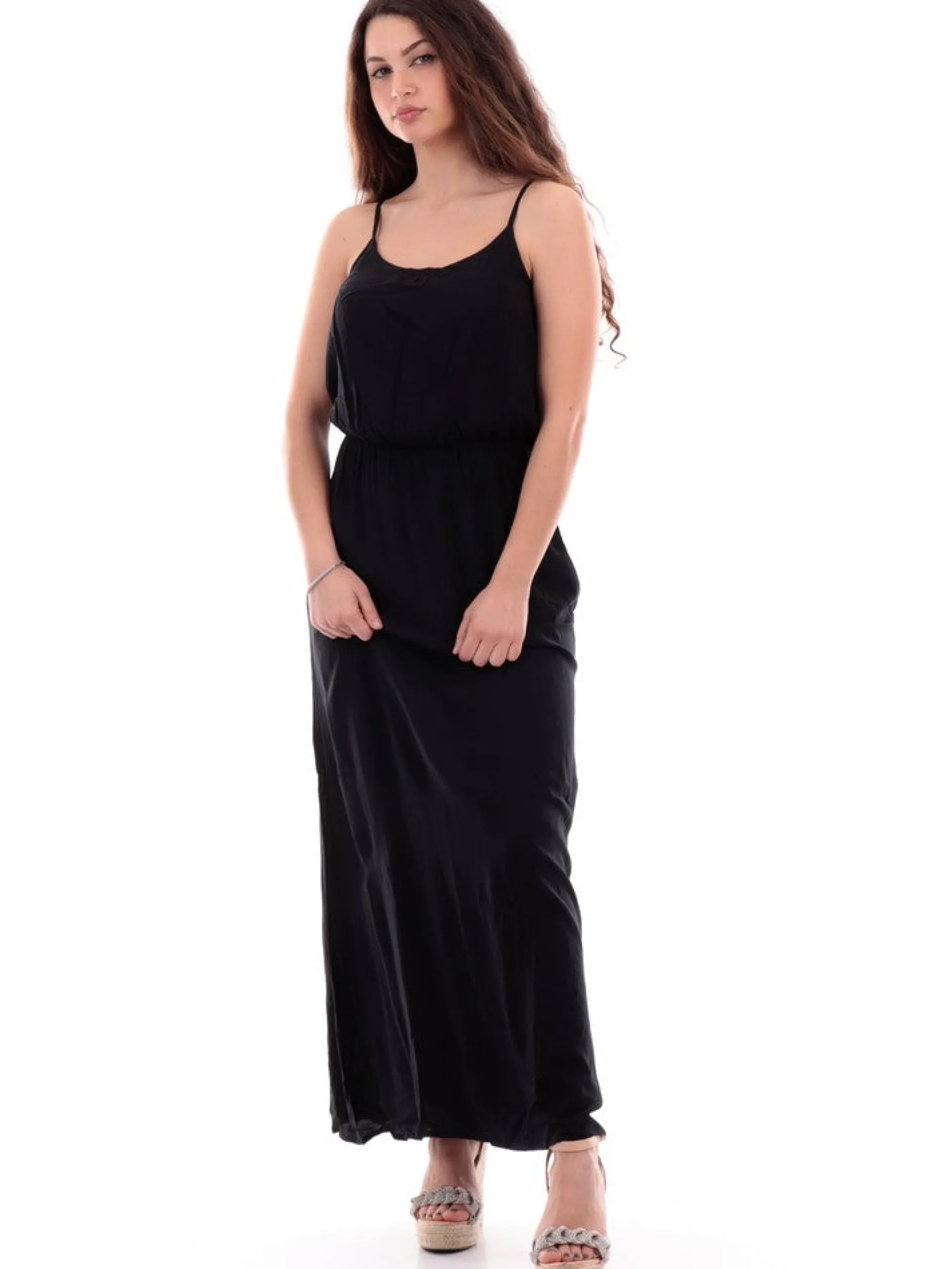 ONLY Vestiti*Vestito lungo nero da donna 15222216