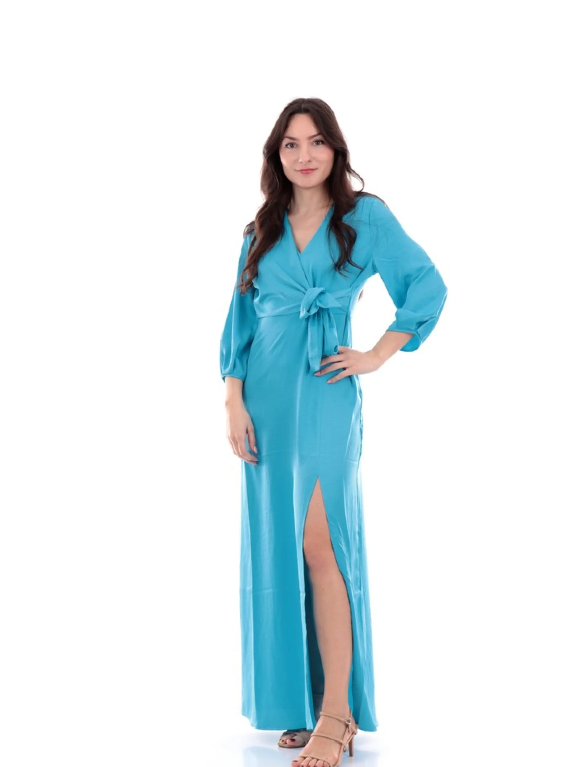 ONLY Vestiti*Vestito celeste da donna Maxi Dress Wvn 15292597