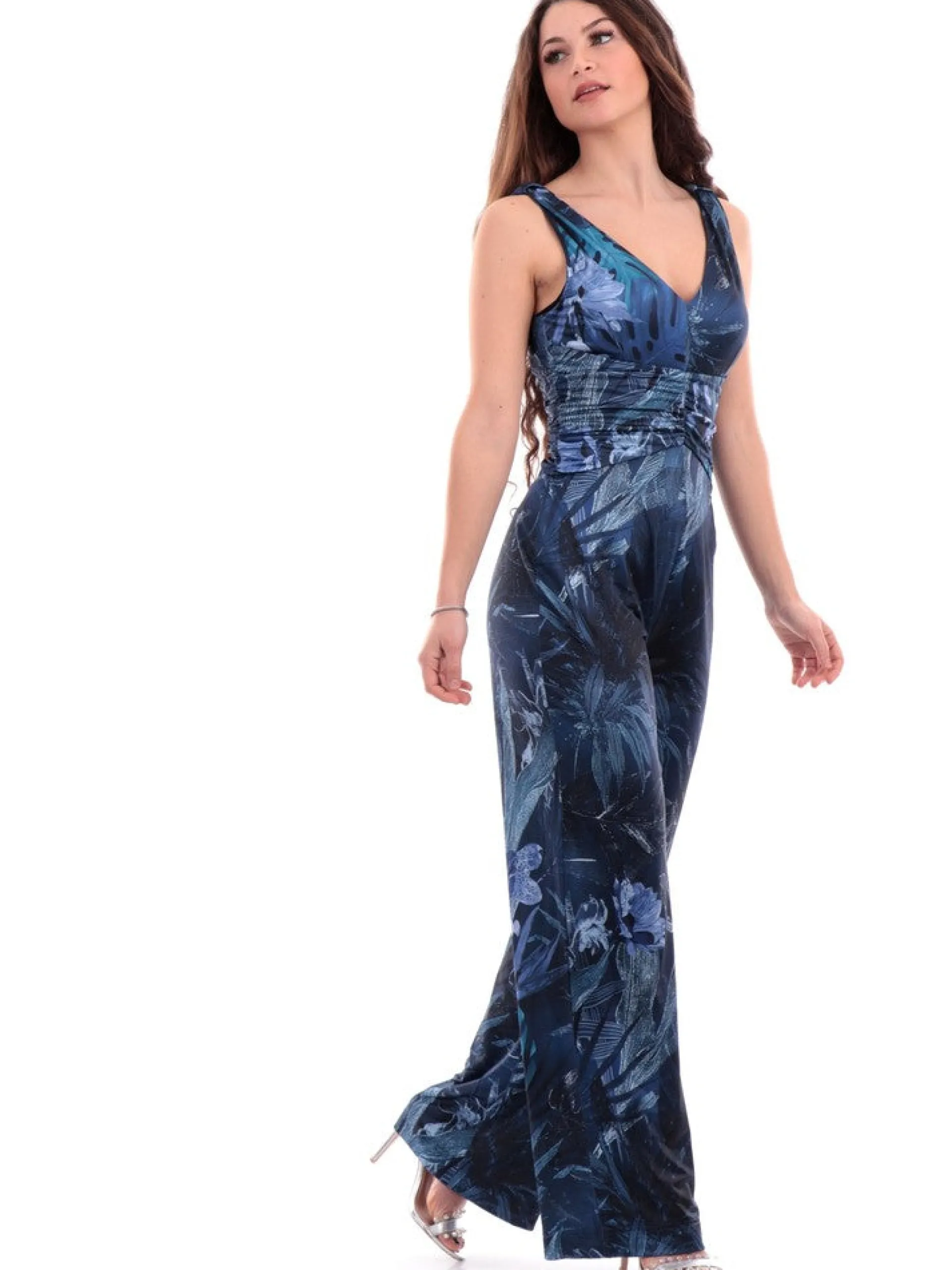 GUESS Jumpsuit*Vestito tuta blu da donna Emily W4GD0CKBAC2
