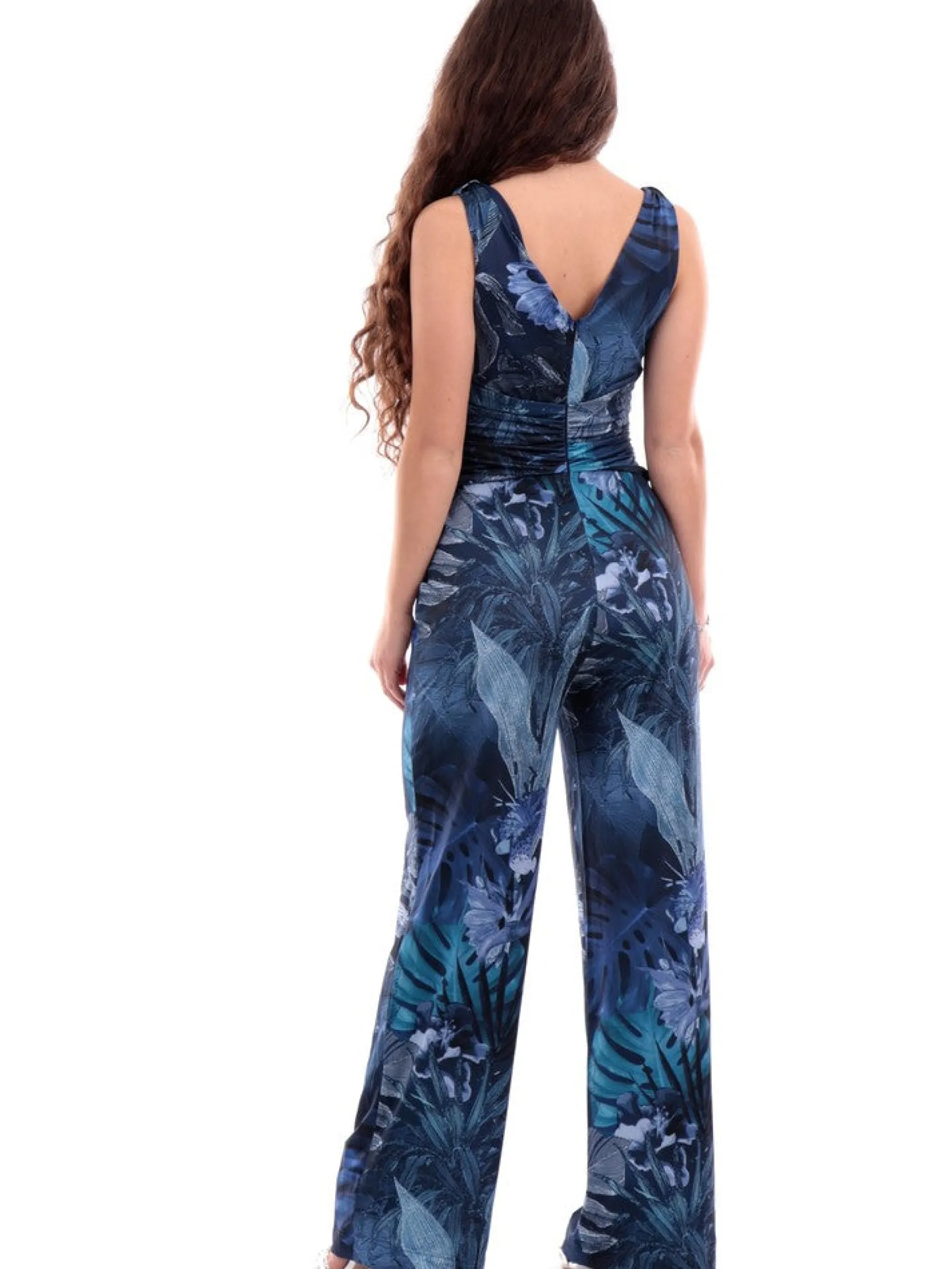 GUESS Jumpsuit*Vestito tuta blu da donna Emily W4GD0CKBAC2