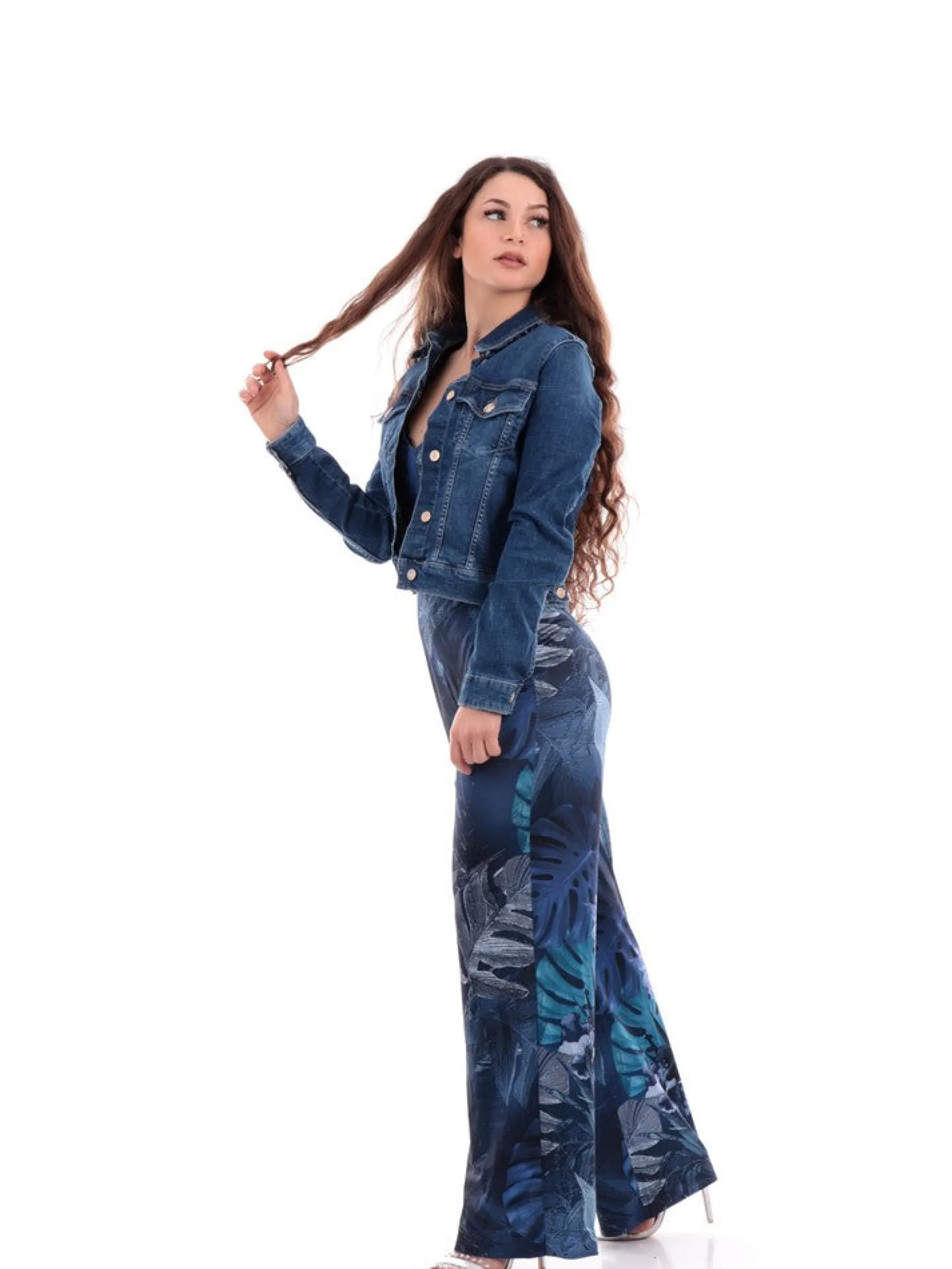 GUESS Jumpsuit*Vestito tuta blu da donna Emily W4GD0CKBAC2