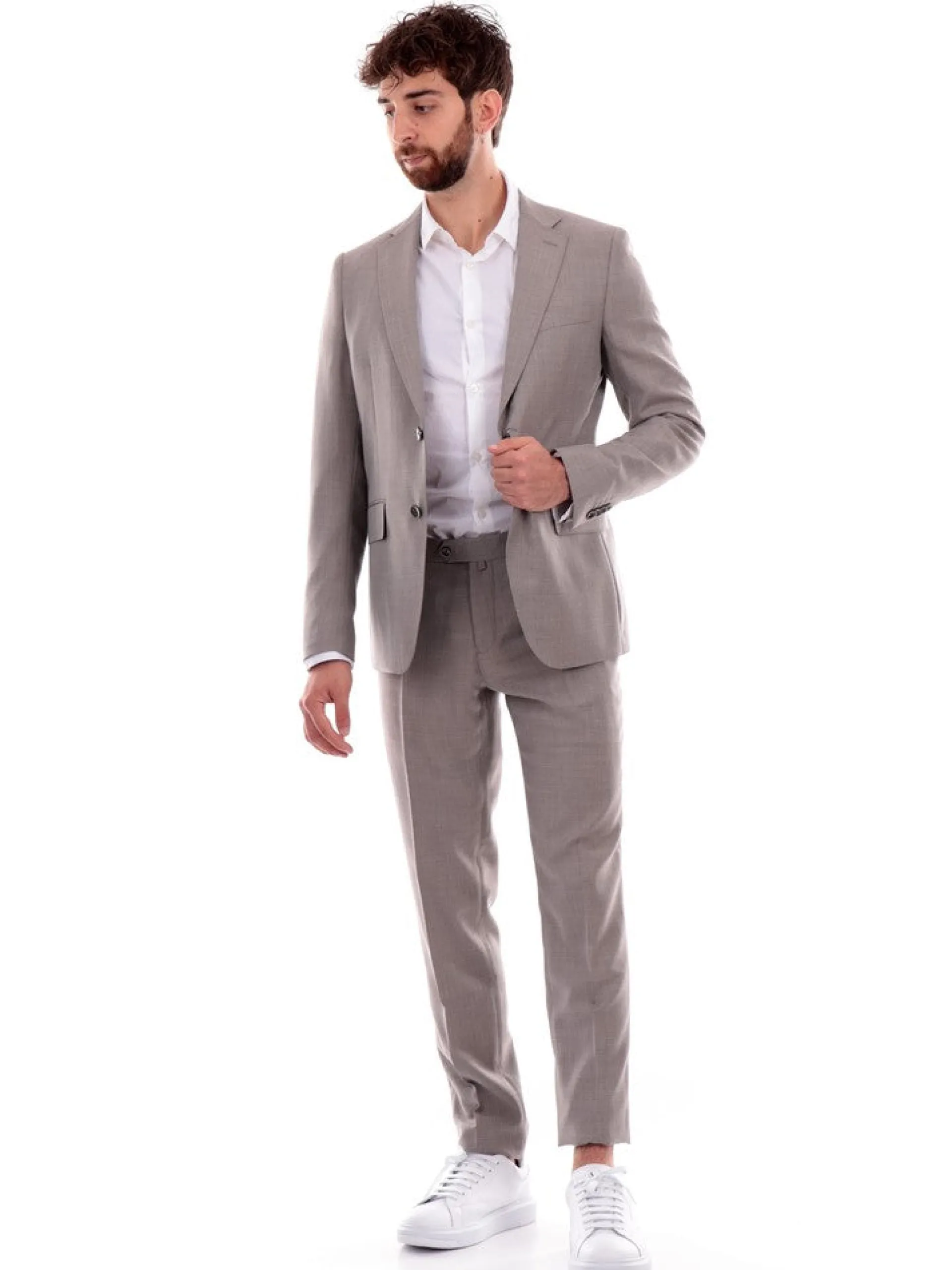 ALDO MARIA TESTA Completi*Vestito uomo completo grigio da uomo Drop 7 AB600TR103