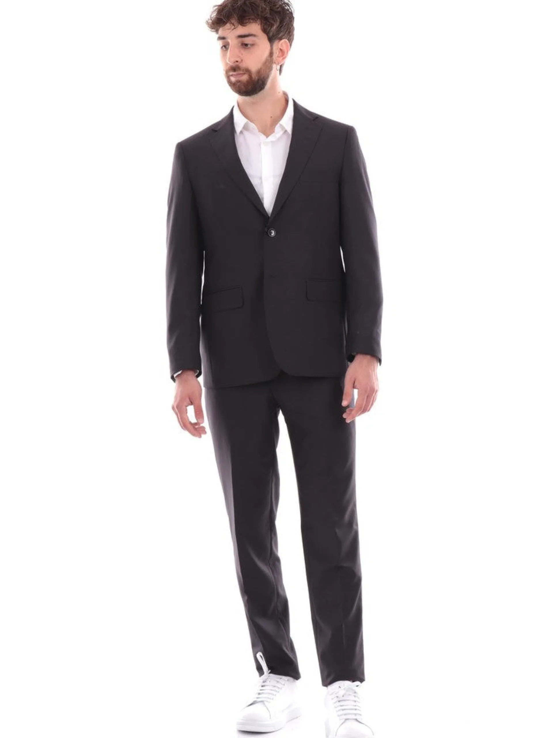 ALDO MARIA TESTA Completi*Vestito uomo completo grigio antracite Drop 4 AB200TR100
