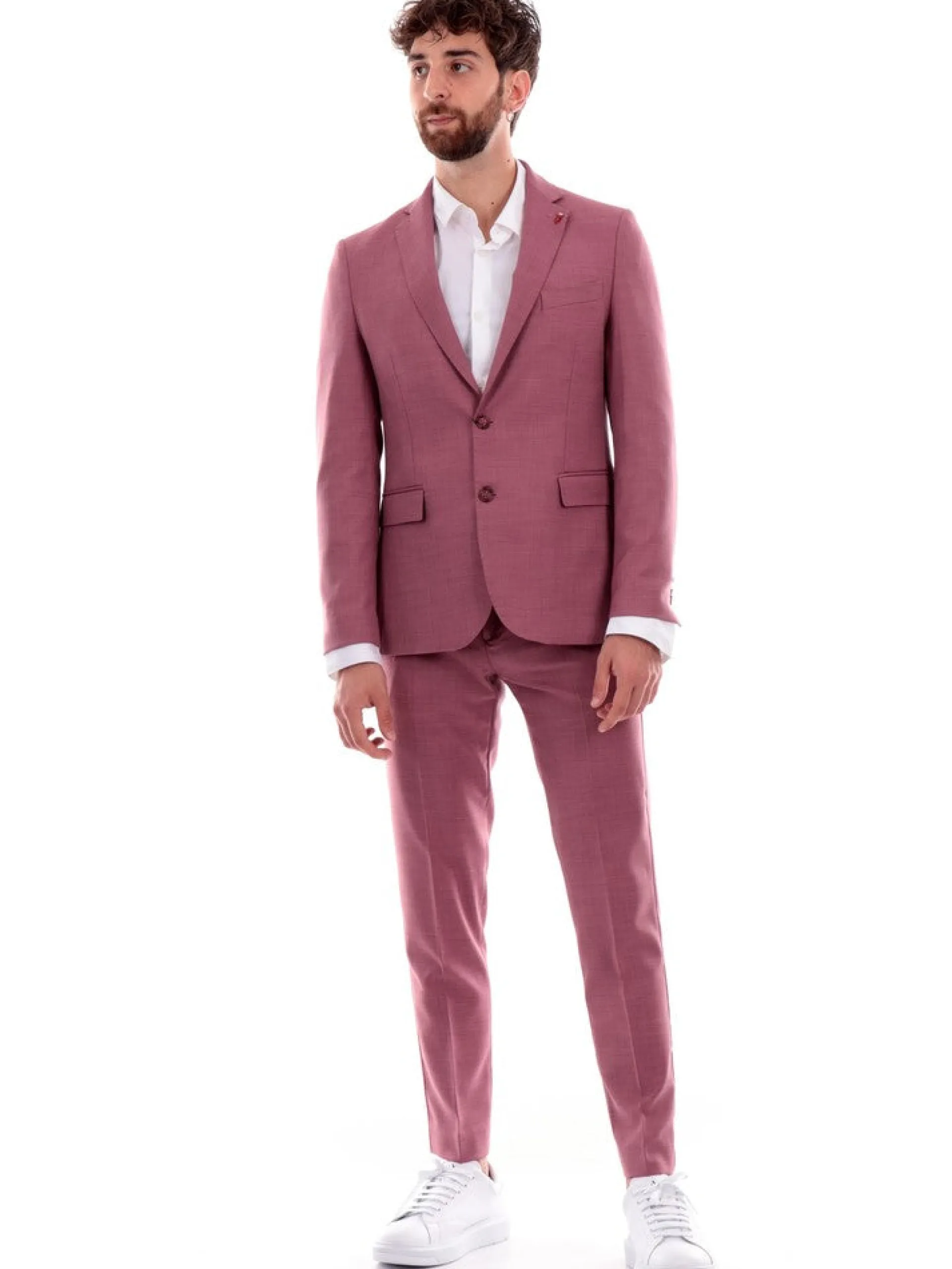 MULISH Completi*Vestito uomo completo bordeaux Melange SPAAB7200