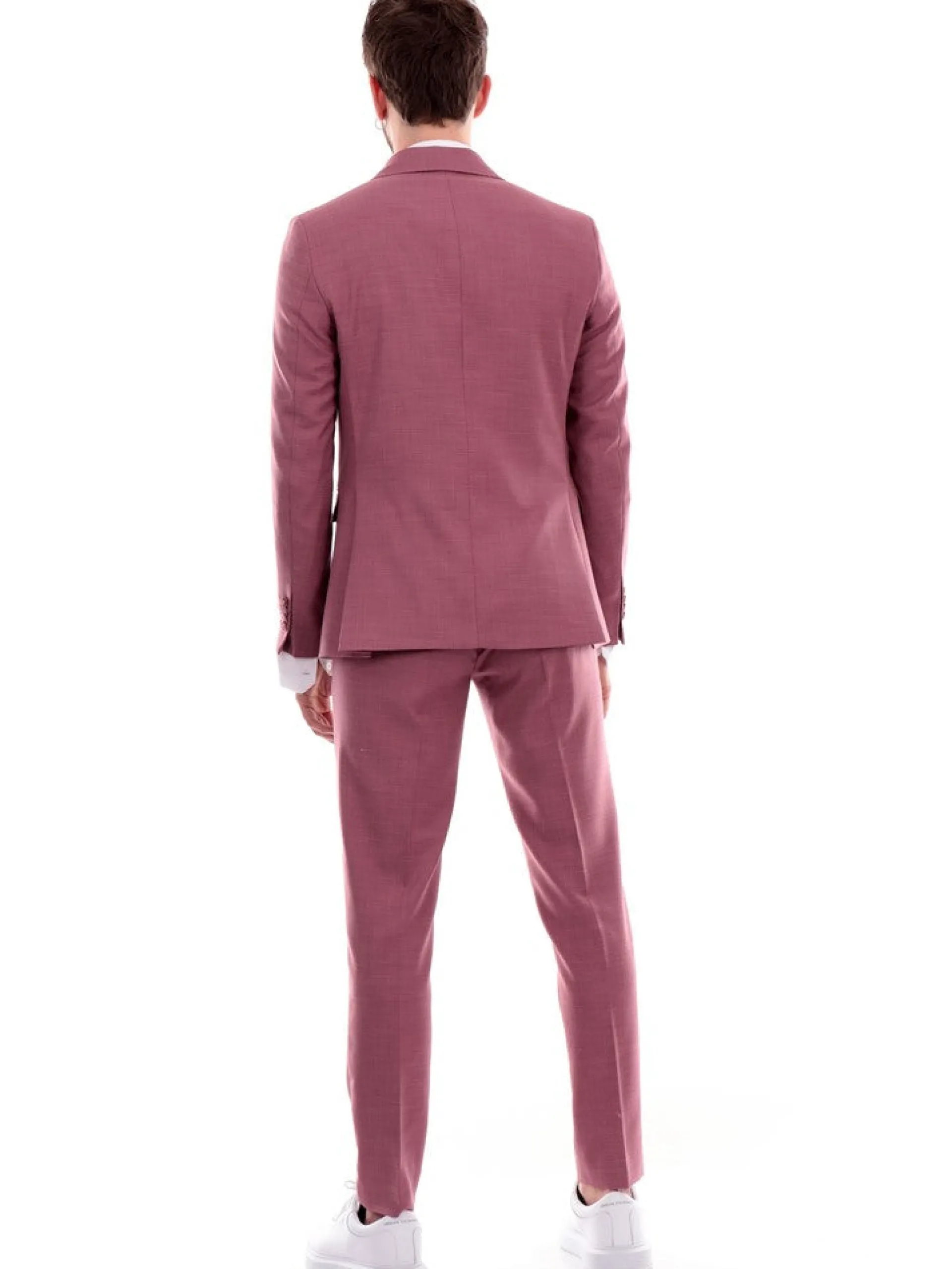 MULISH Completi*Vestito uomo completo bordeaux Melange SPAAB7200