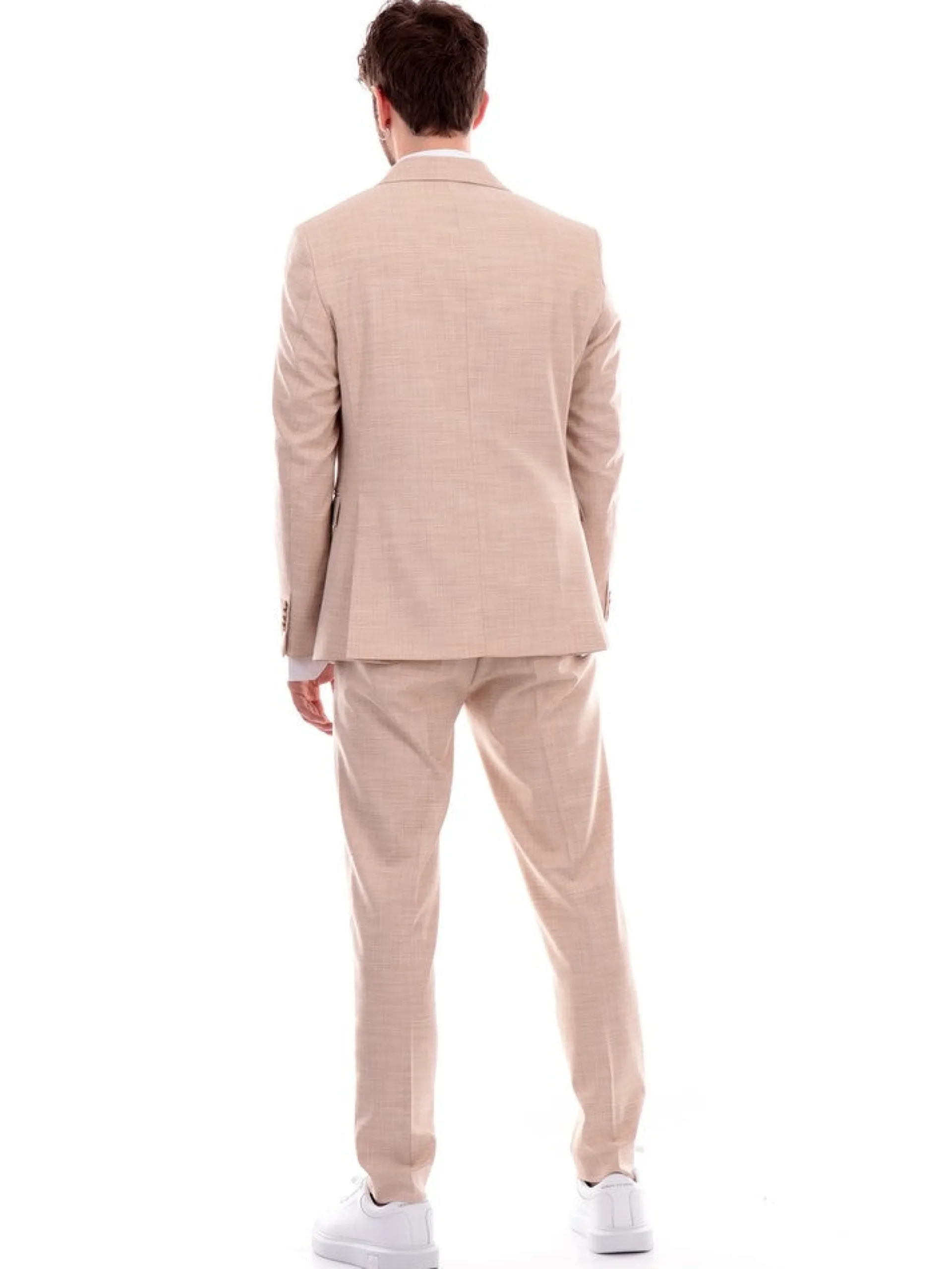 MULISH Completi*Vestito uomo completo beige Melange SPAAB7200