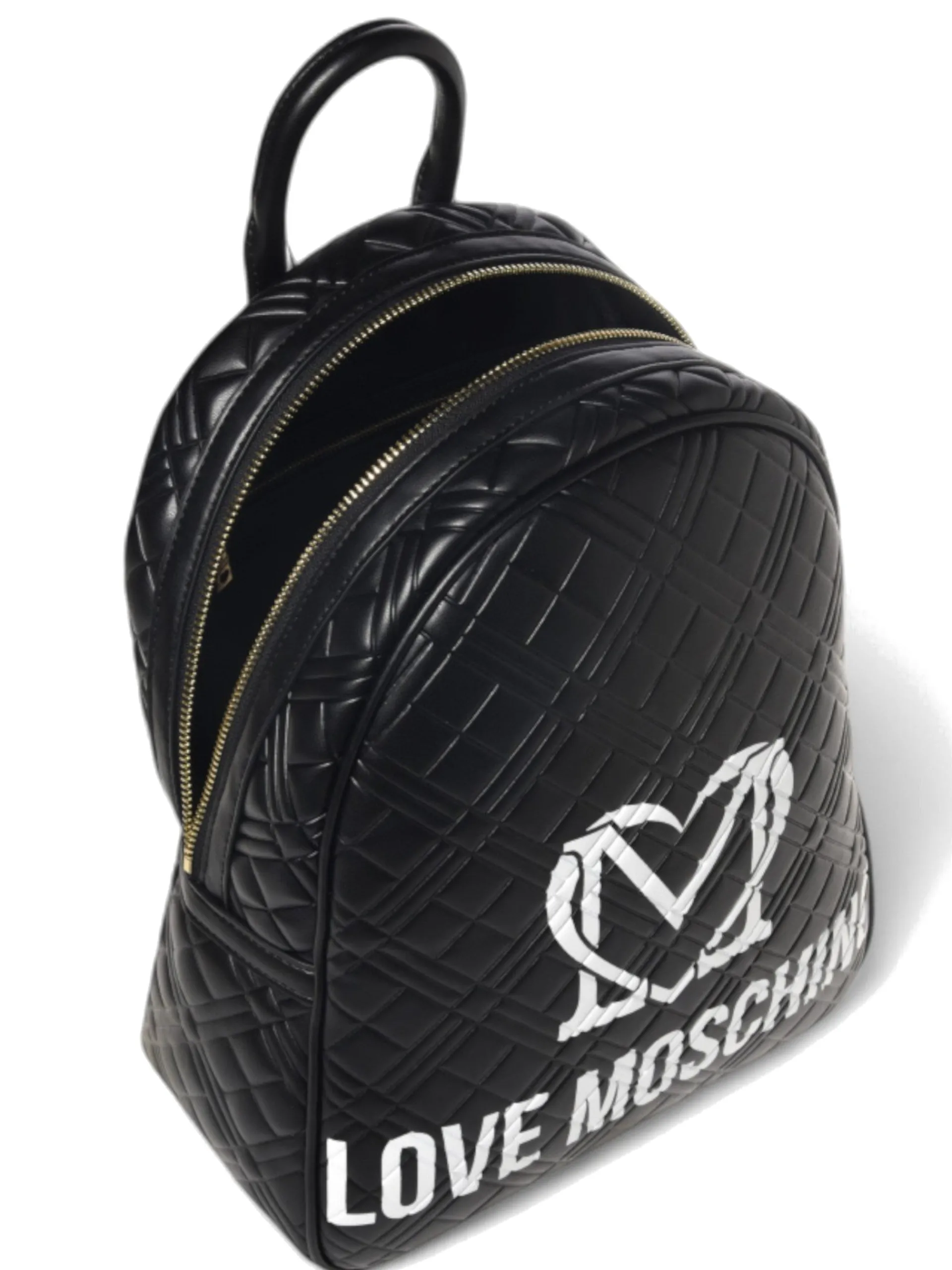 LOVE MOSCHINO Zaini*Zaino nero con stampa logo JC4377KR1